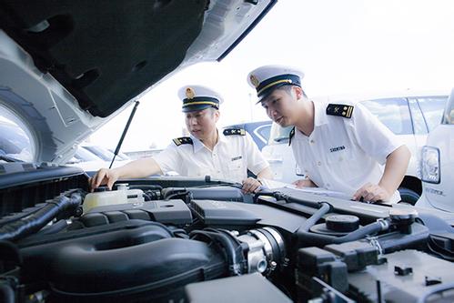 車輛暫時進出口進口前的工作是怎么做的？